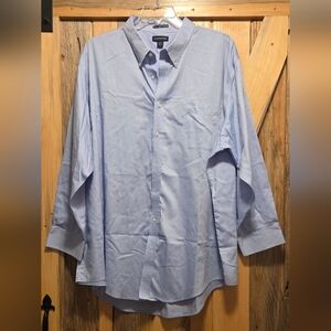 MENS LANDS END PINTAIL OXFORD SHIRT